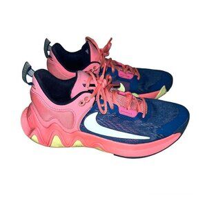 Nike Giannis Immortality 2 Dark Marina Blue Pink Basketball Unisex Sneakers Sz 8